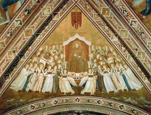 Allegori om den hellige Frans i herlighed, ca. 1330 af Giotto di Bondone